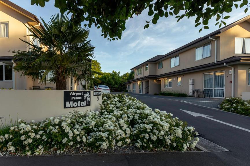 Airport Palms Motel Christchurch Extérieur photo