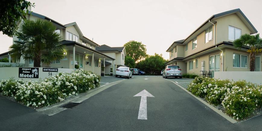 Airport Palms Motel Christchurch Extérieur photo